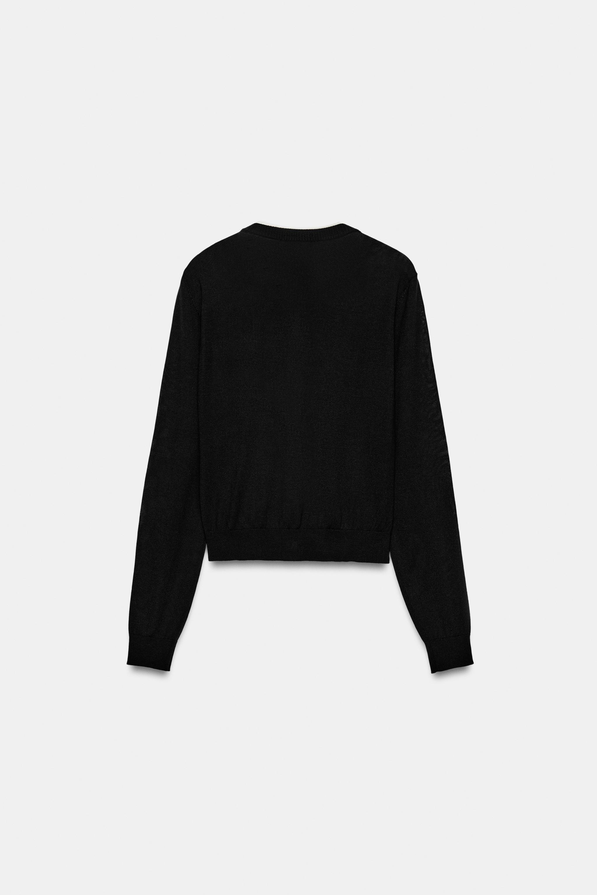 COMBINATION KNIT JACKET